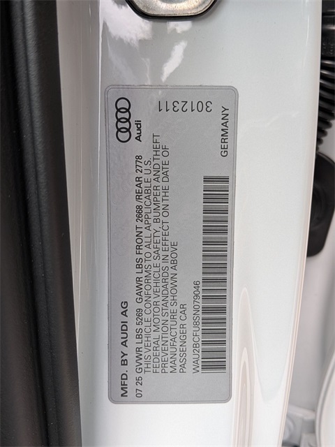new 2025 Audi A5 car, priced at $57,575