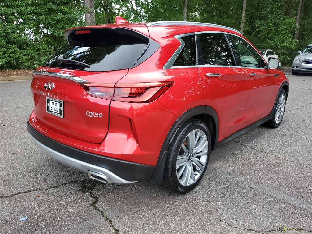used 2021 INFINITI QX50 car, priced at $23,499