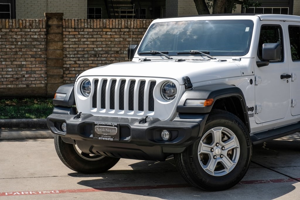 used 2021 Jeep Wrangler car, priced at $34,607