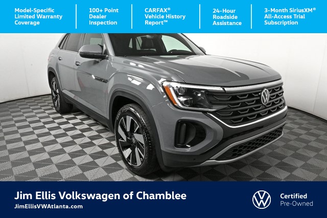 used 2024 Volkswagen Atlas Cross Sport car, priced at $33,600