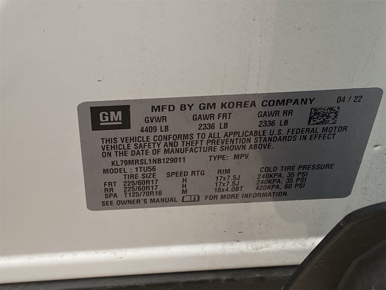 used 2022 Chevrolet TrailBlazer car, priced at $22,800