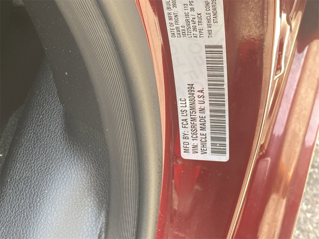 used 2021 Ram 1500 car, priced at $34,991