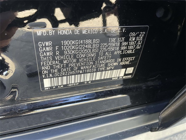 used 2023 Honda HR-V car, priced at $24,254