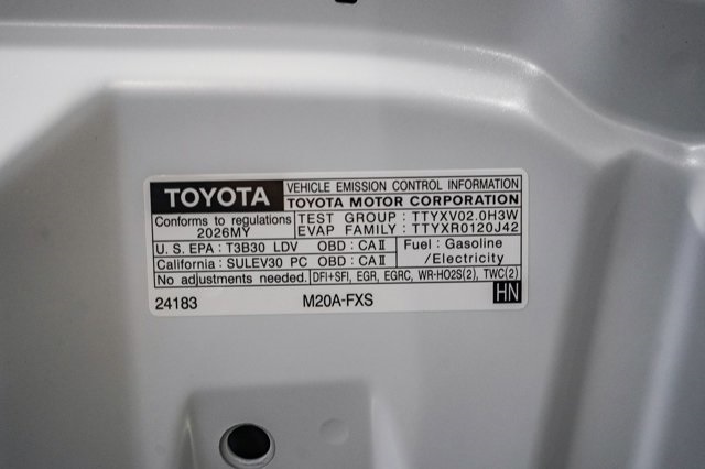 new 2026 Toyota Prius Plug-In Hybrid car, priced at $42,013