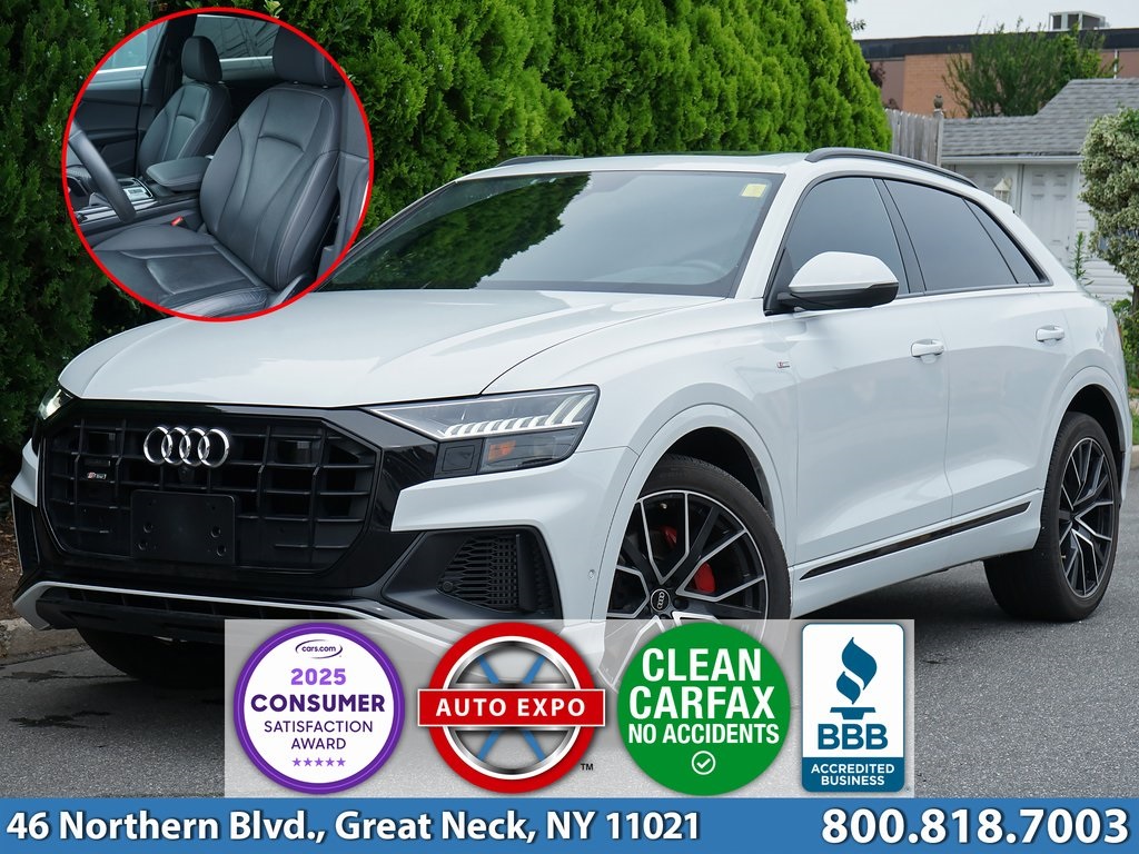 used 2021 Audi Q8 car, priced at $36,495