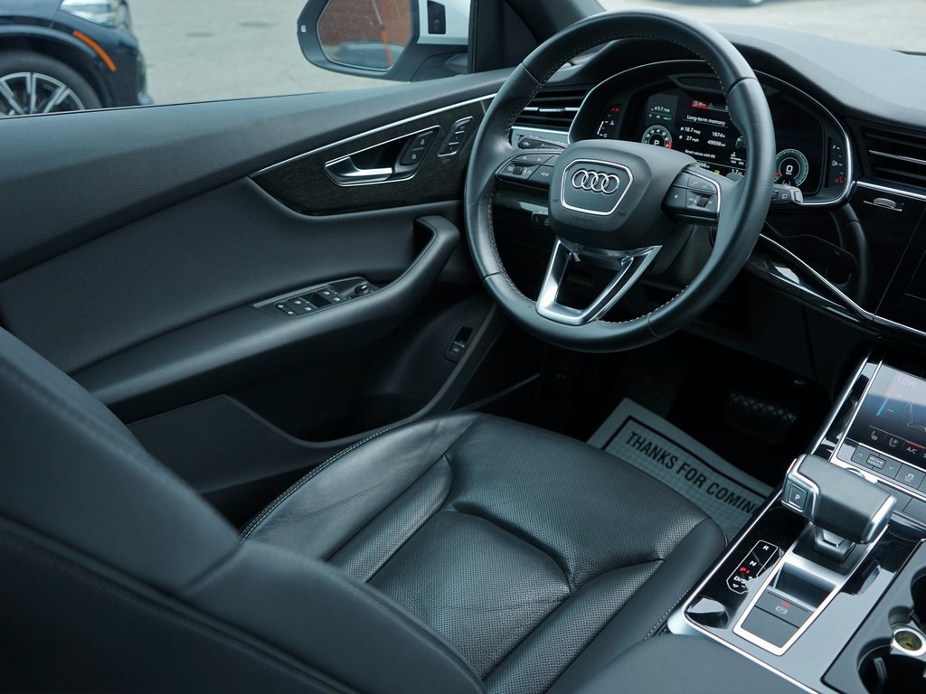 used 2021 Audi Q8 car, priced at $36,495