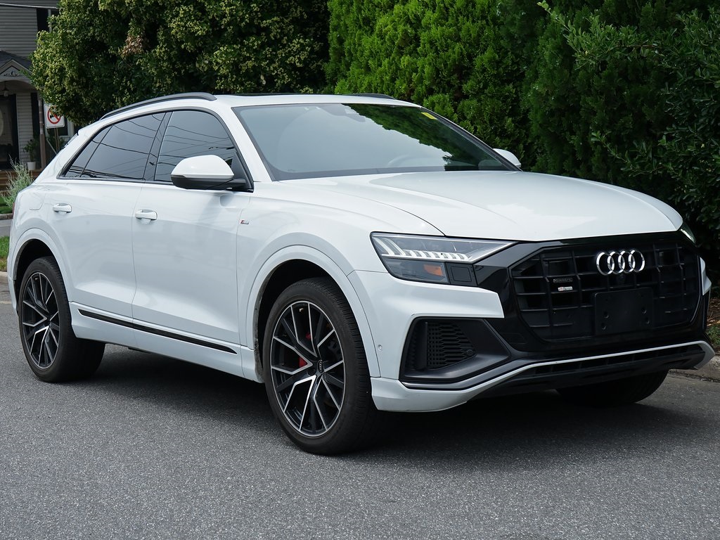 used 2021 Audi Q8 car, priced at $36,495
