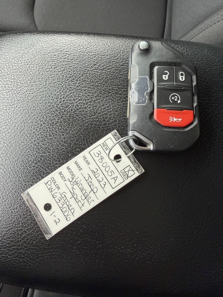 used 2023 Jeep Wrangler car, priced at $28,903