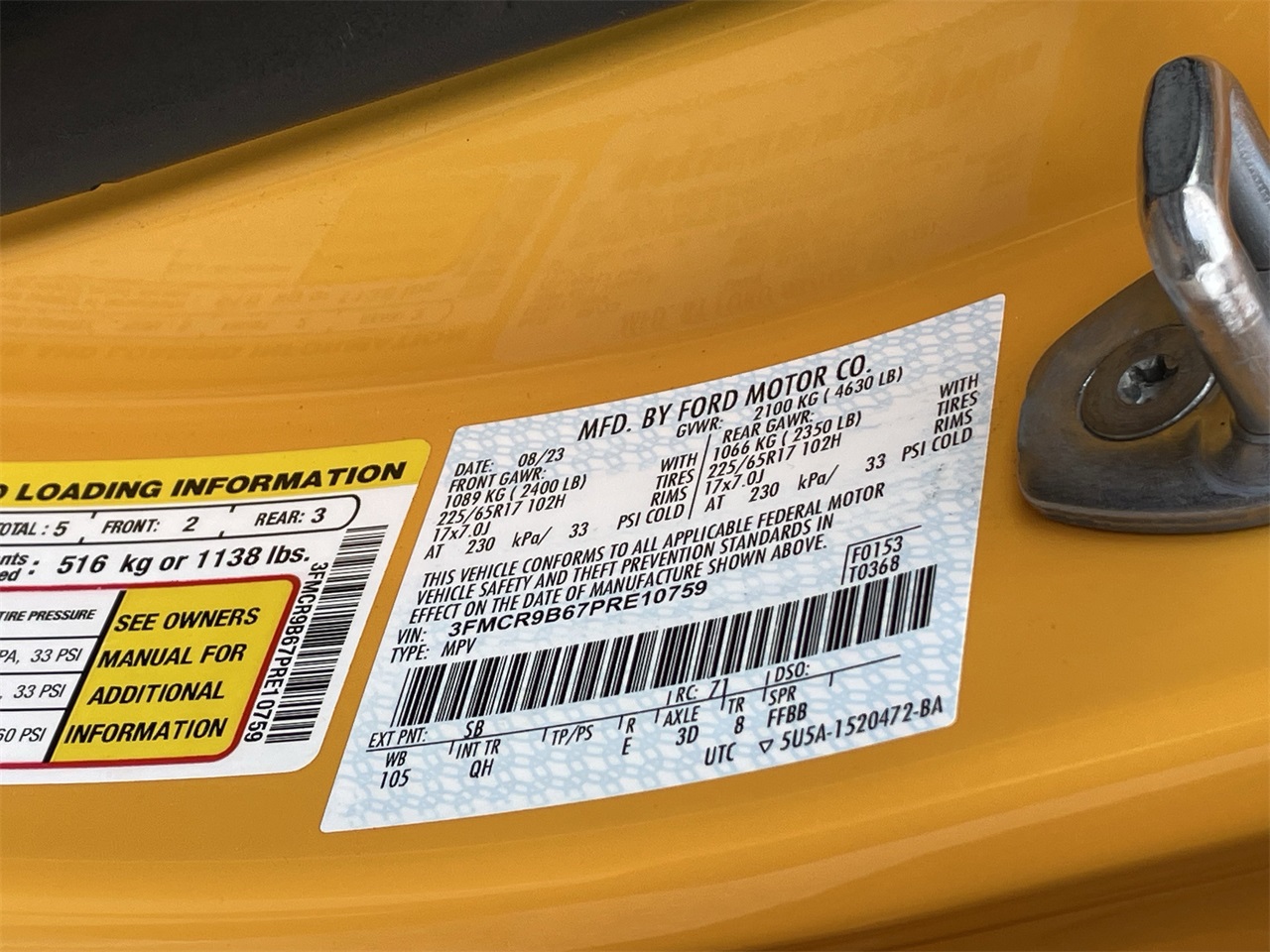 used 2023 Ford Bronco Sport car, priced at $25,038