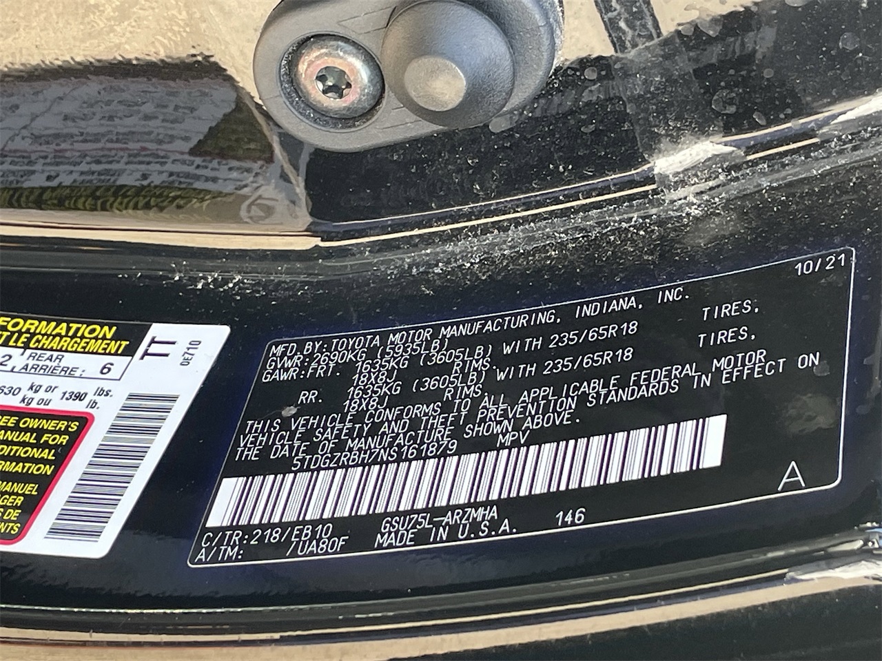 used 2022 Toyota Highlander car, priced at $31,783