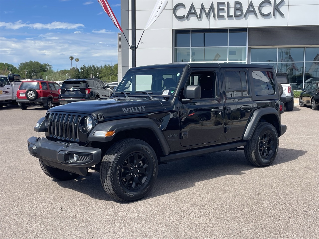 used 2021 Jeep Wrangler car, priced at $28,067
