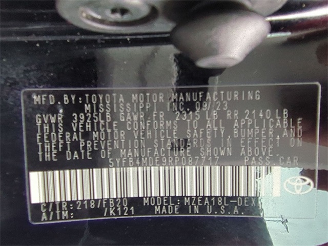 used 2024 Toyota Corolla car, priced at $18,911