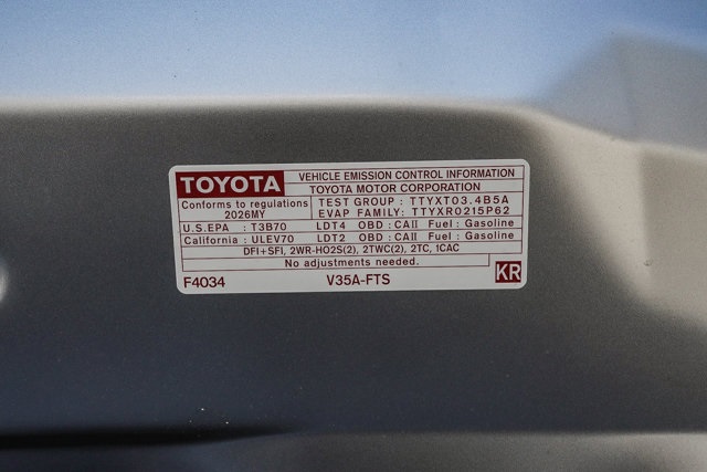 new 2026 Toyota Tundra car, priced at $55,925