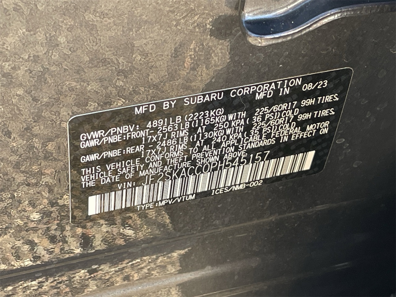 used 2023 Subaru Forester car, priced at $24,403