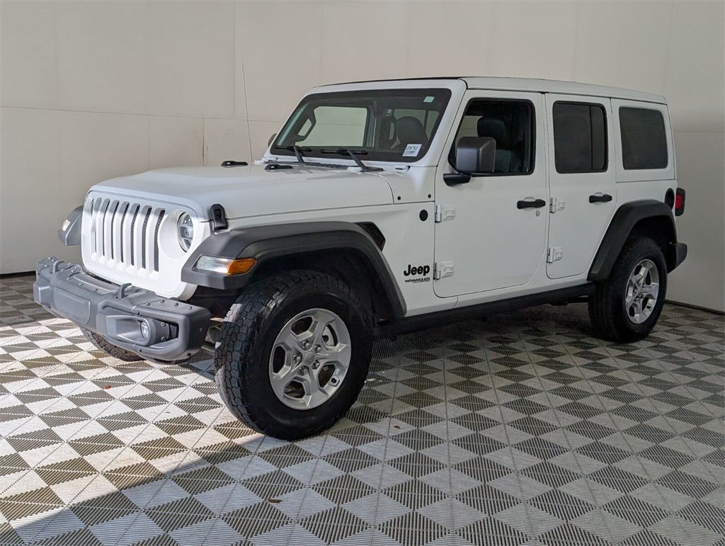 used 2021 Jeep Wrangler car, priced at $34,000