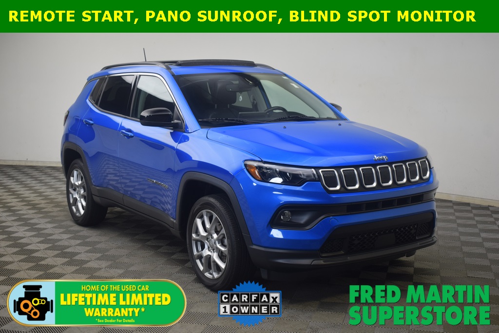 used 2022 Jeep Compass car, priced at $23,500