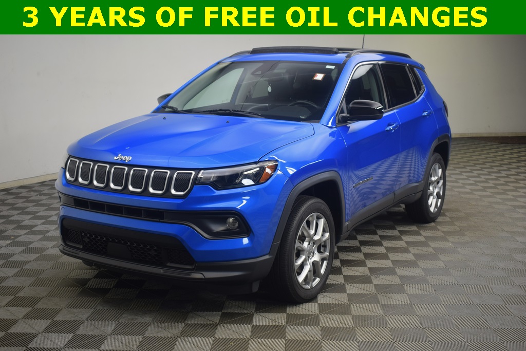 used 2022 Jeep Compass car, priced at $23,500