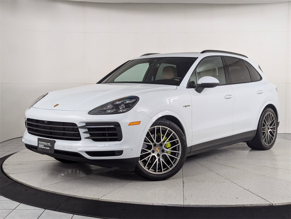 used 2022 Porsche Cayenne E-Hybrid car, priced at $73,981