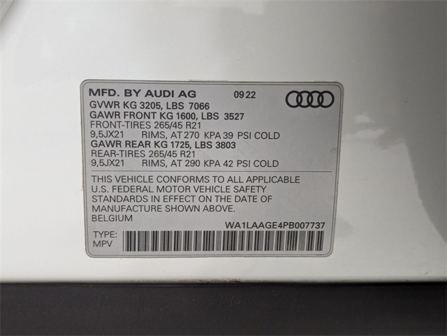 used 2023 Audi e-tron car, priced at $33,481