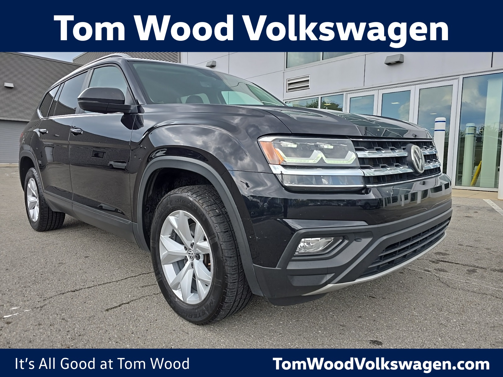 used 2018 Volkswagen Atlas car, priced at $7,800