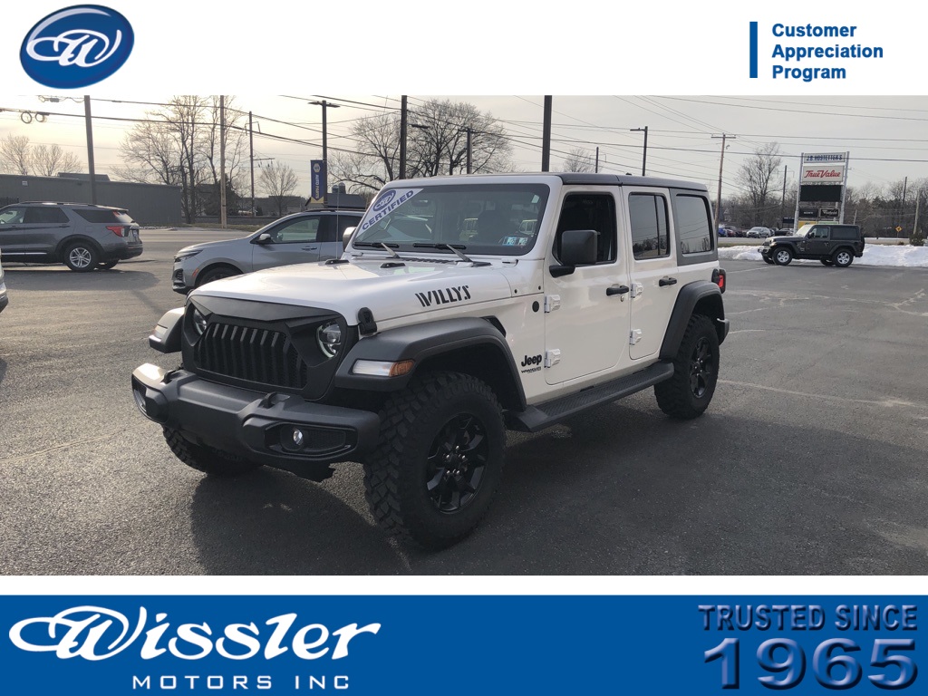 used 2021 Jeep Wrangler car, priced at $28,900