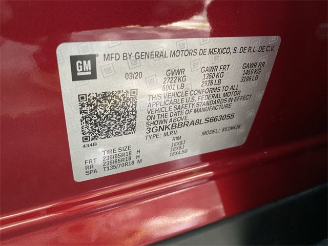 used 2020 Chevrolet Blazer car, priced at $25,304