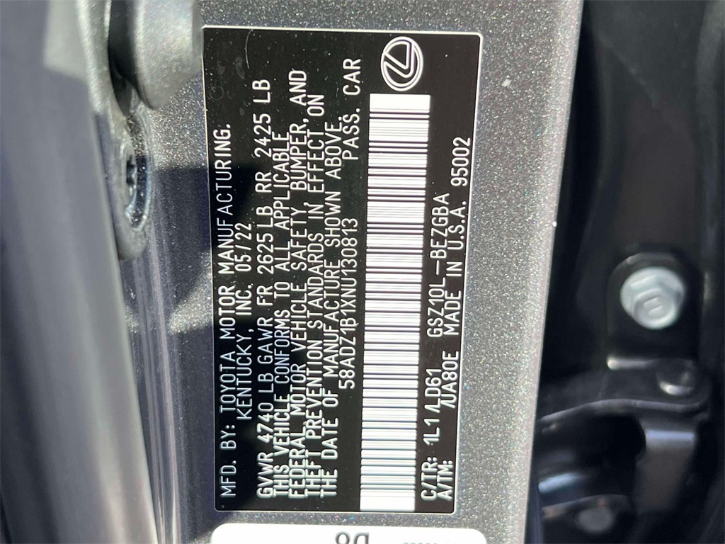 used 2022 Lexus ES car, priced at $38,995