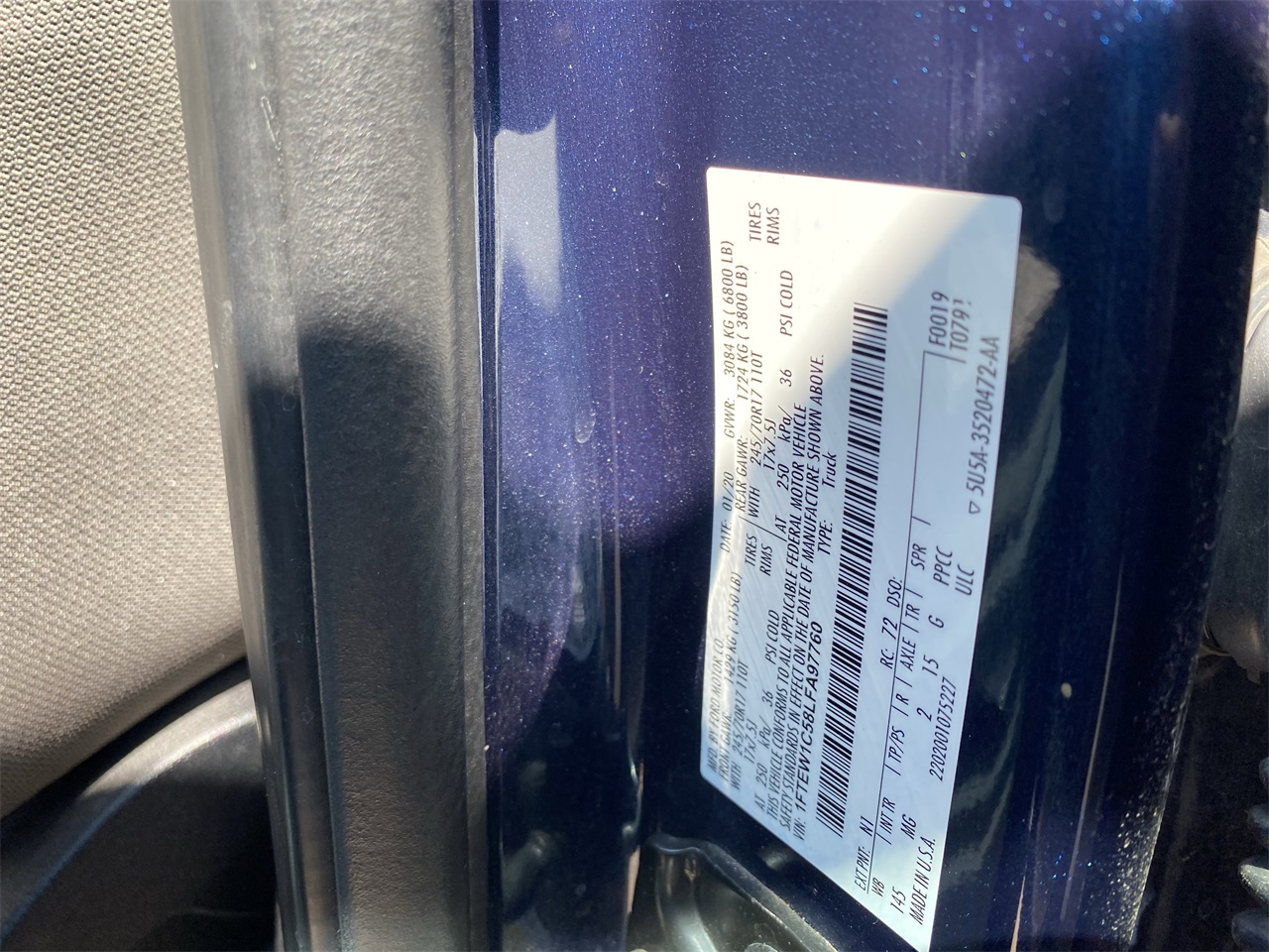 used 2020 Ford F-150 car, priced at $19,800