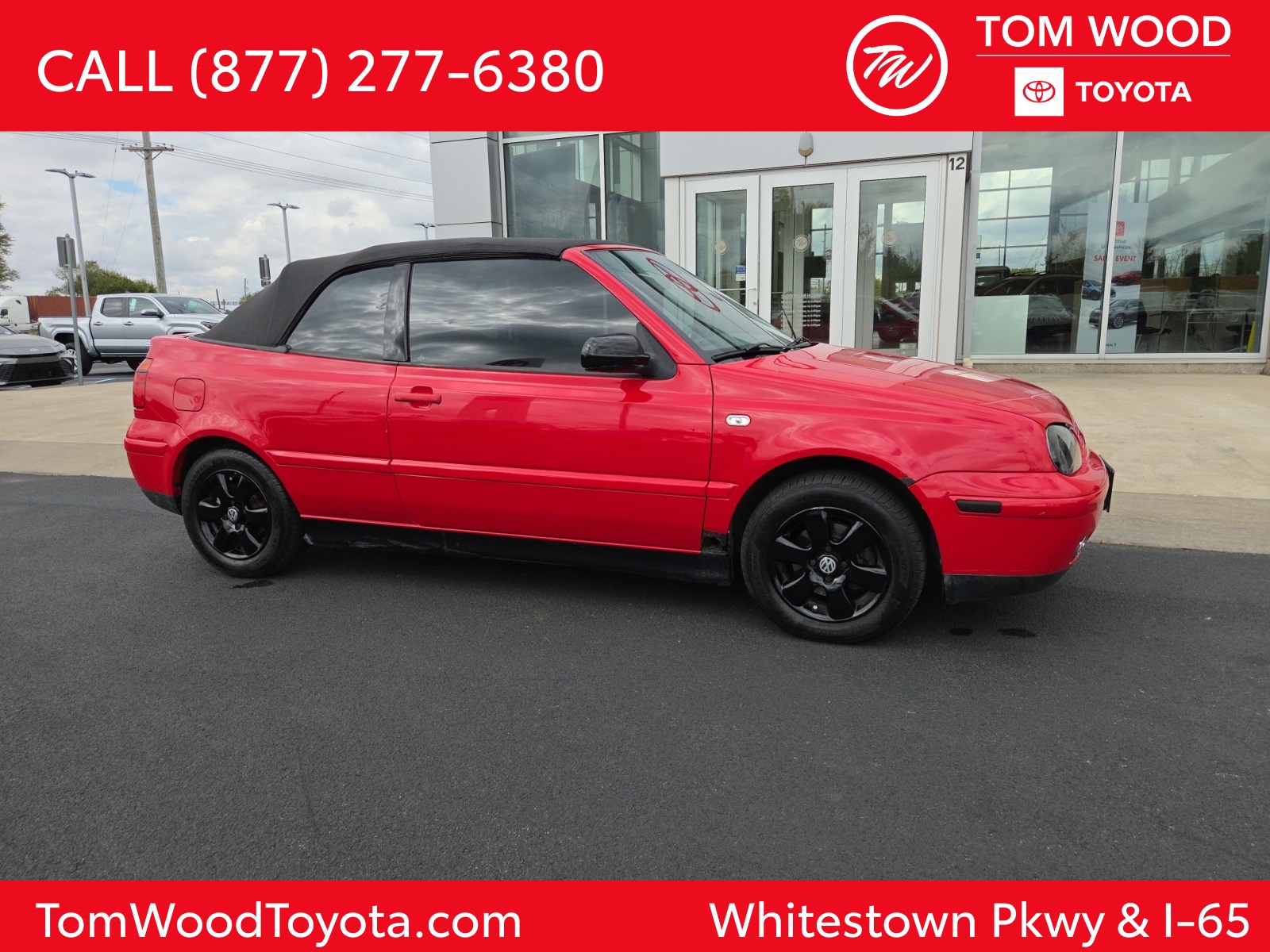 used 2001 Volkswagen Cabrio car, priced at $5,985