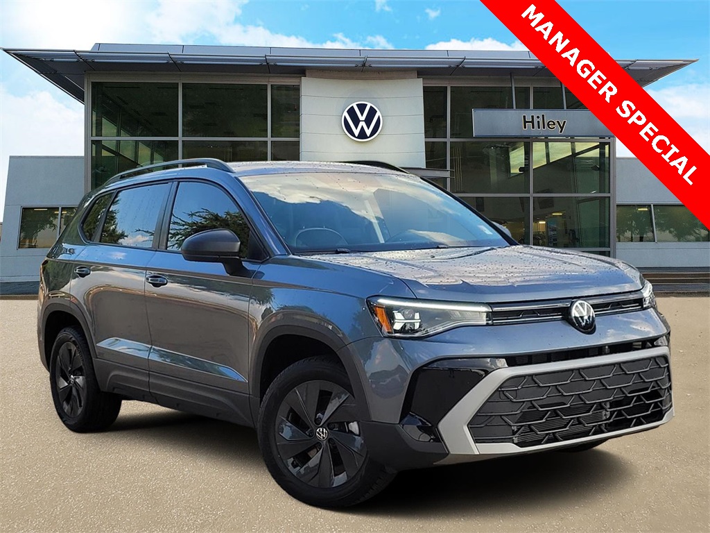 used 2025 Volkswagen Taos car, priced at $22,996
