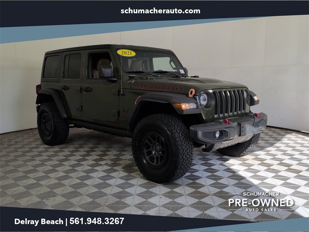 used 2021 Jeep Wrangler car, priced at $41,500