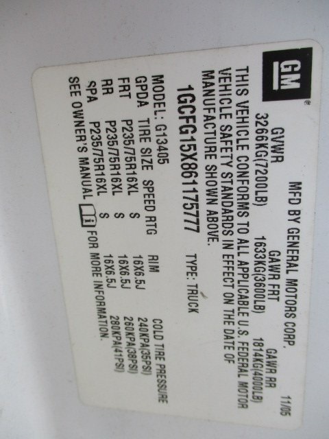 used 2006 Chevrolet Express Van G1500 car, priced at $6,875