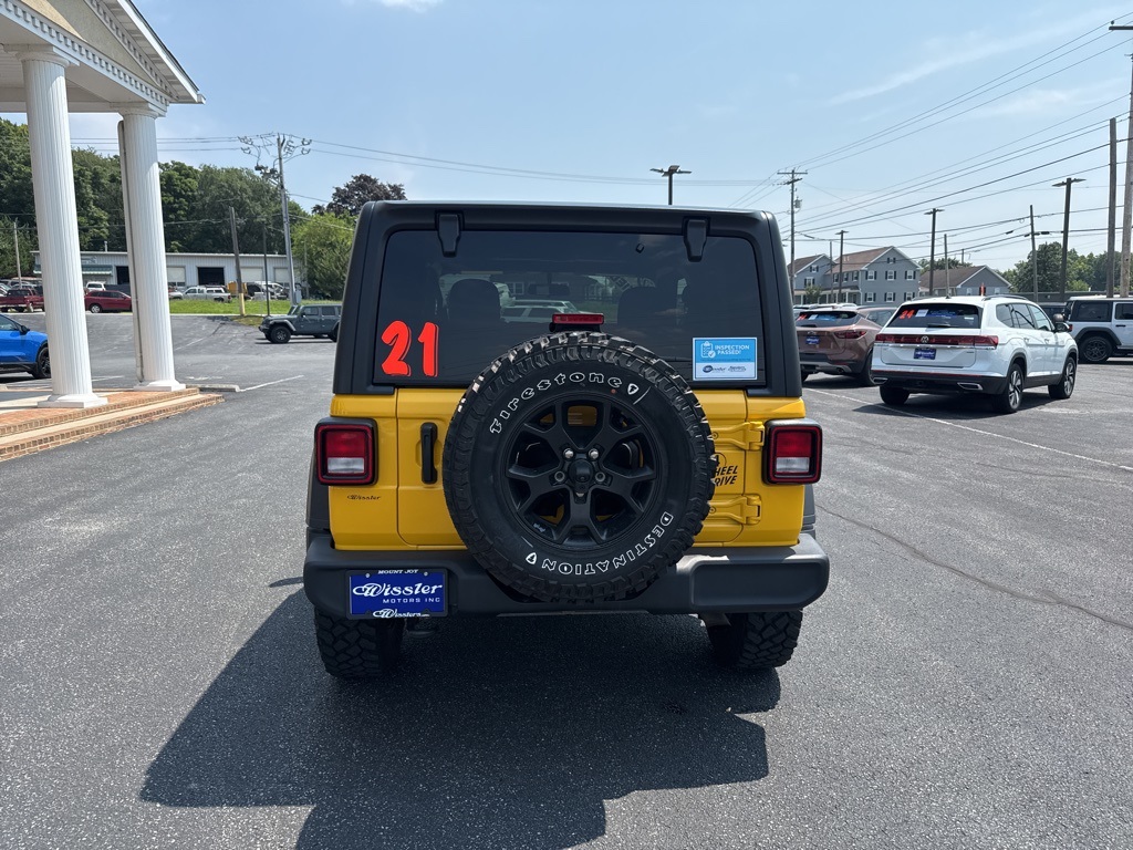 used 2021 Jeep Wrangler car, priced at $30,900