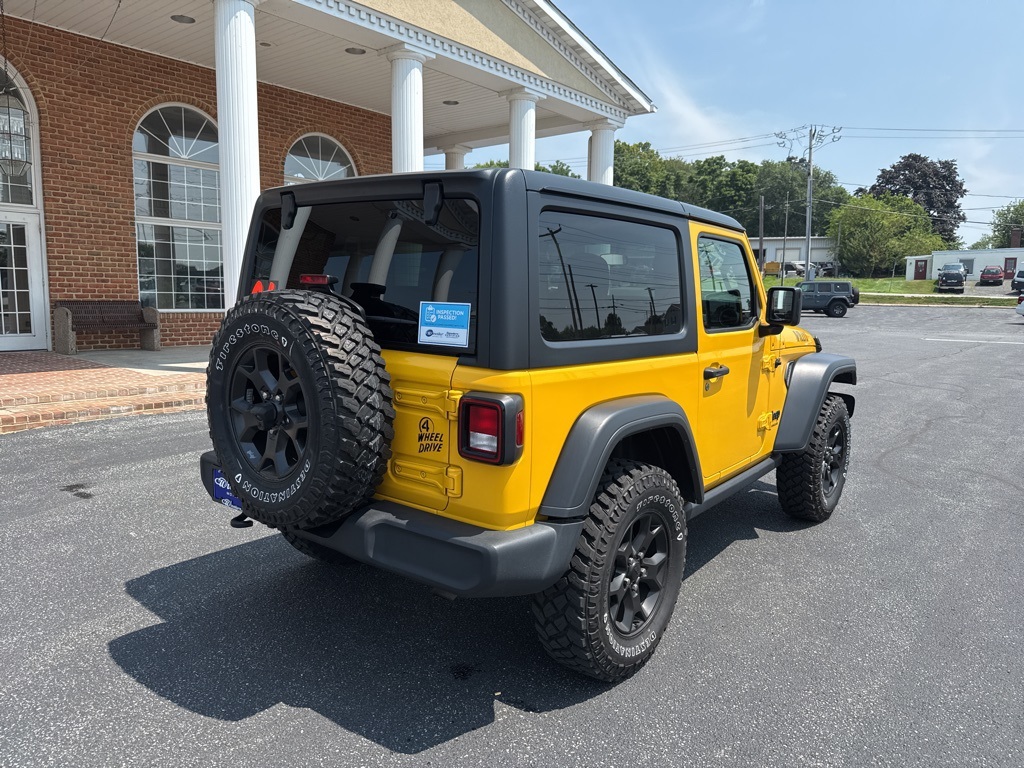 used 2021 Jeep Wrangler car, priced at $30,900
