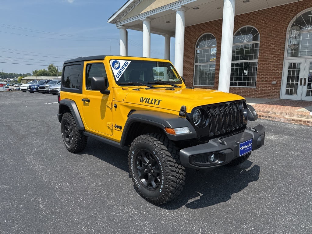 used 2021 Jeep Wrangler car, priced at $30,900
