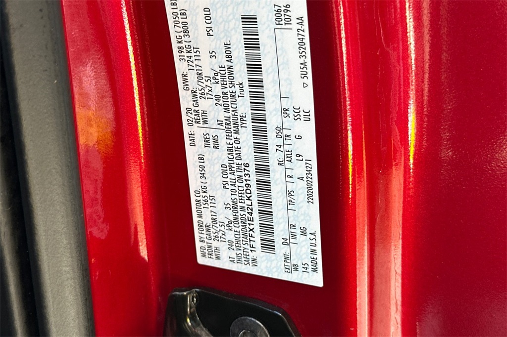 used 2020 Ford F-150 car, priced at $29,976