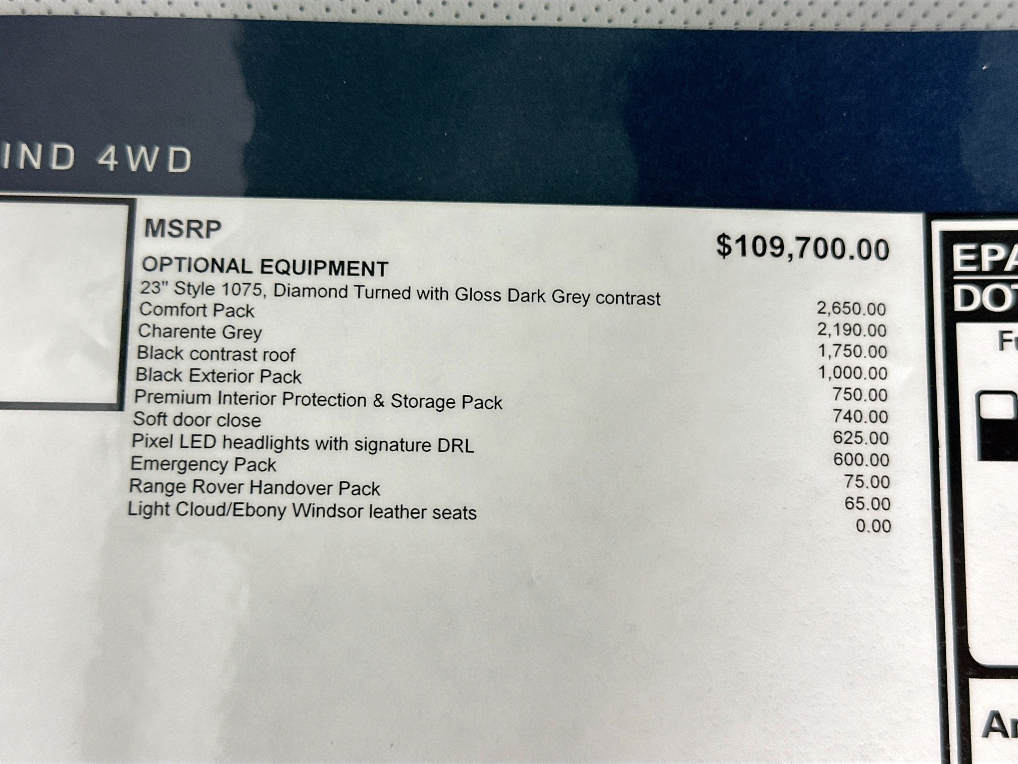 new 2025 Land Rover Range Rover Sport car, priced at $121,770