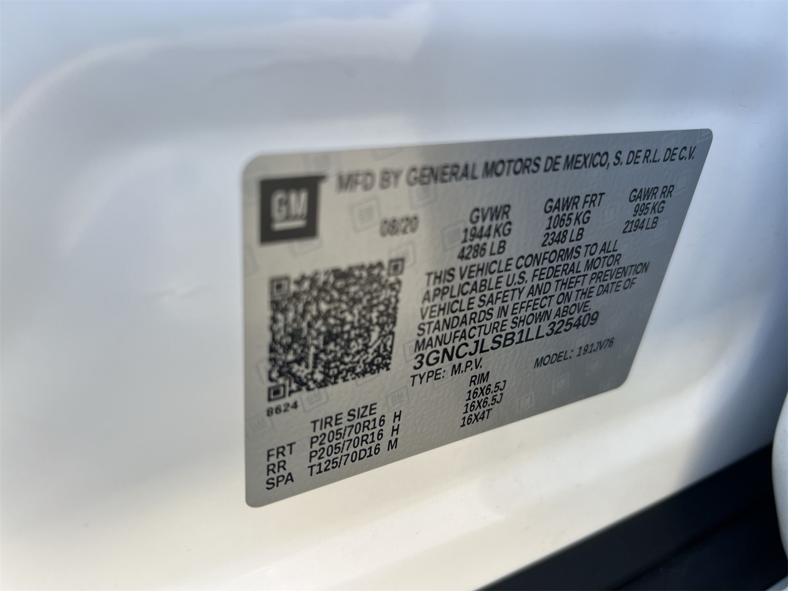 used 2020 Chevrolet Trax car, priced at $15,991