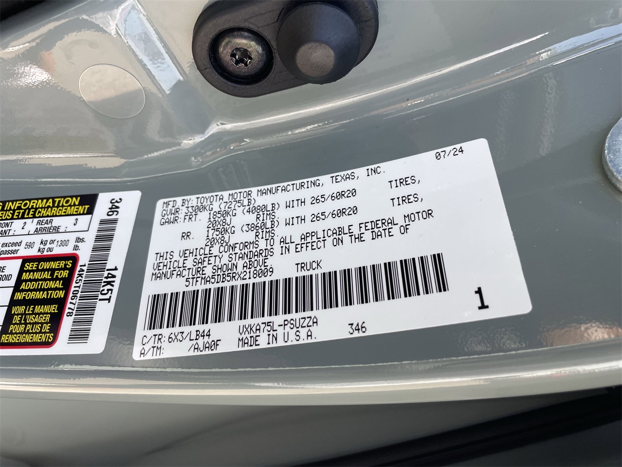 used 2024 Toyota Tundra car, priced at $56,481