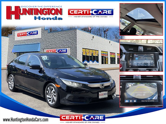 used 2017 Honda Civic car, priced at $13,185