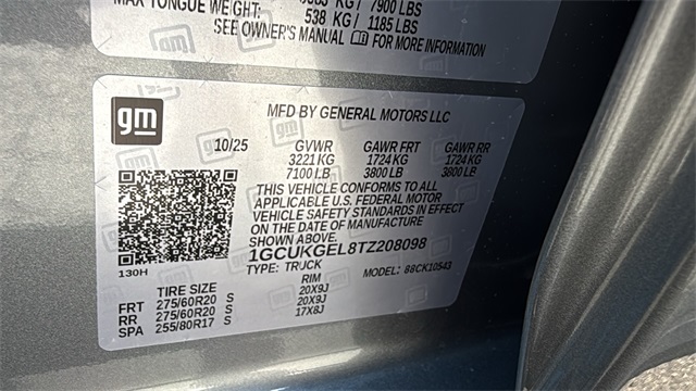 new 2026 Chevrolet Silverado 1500 car, priced at $73,610