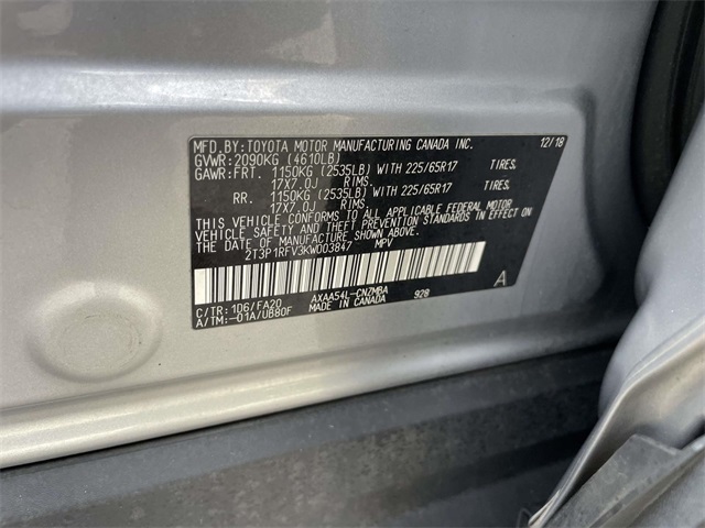 used 2019 Toyota RAV4 car, priced at $20,560