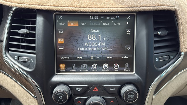 used 2017 Jeep Grand Cherokee car, priced at $16,751