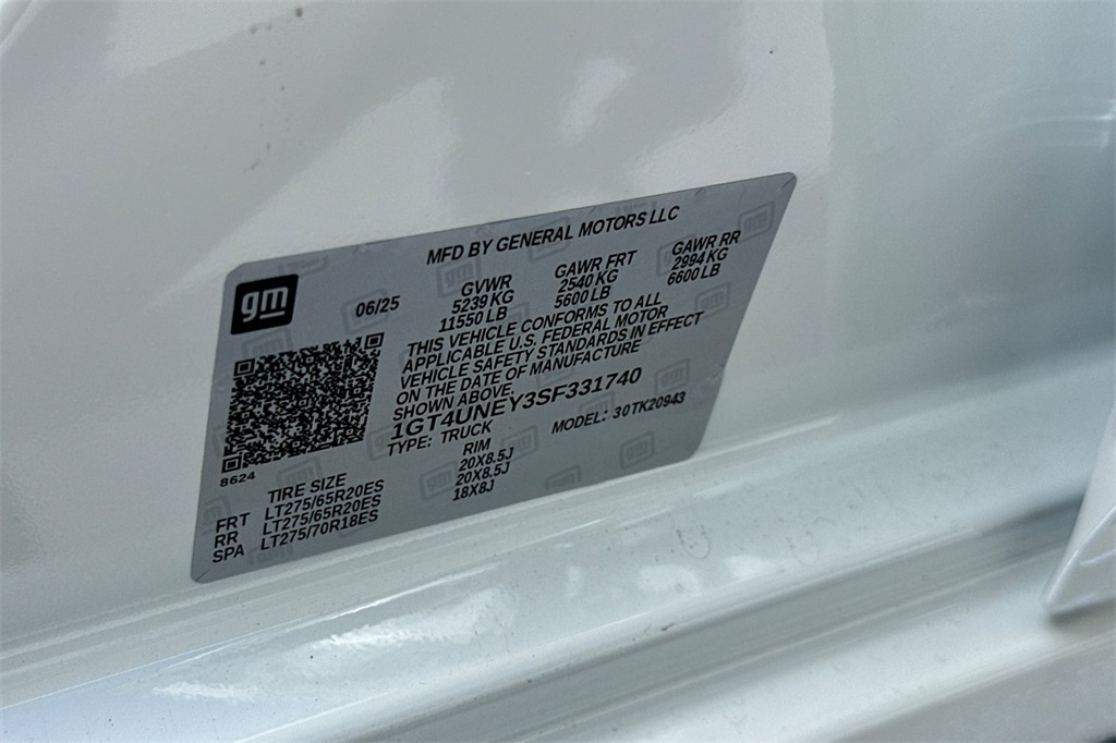 new 2025 GMC Sierra 2500HD car, priced at $78,020