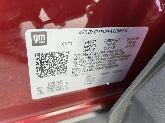 used 2024 Chevrolet Trax car, priced at $19,869