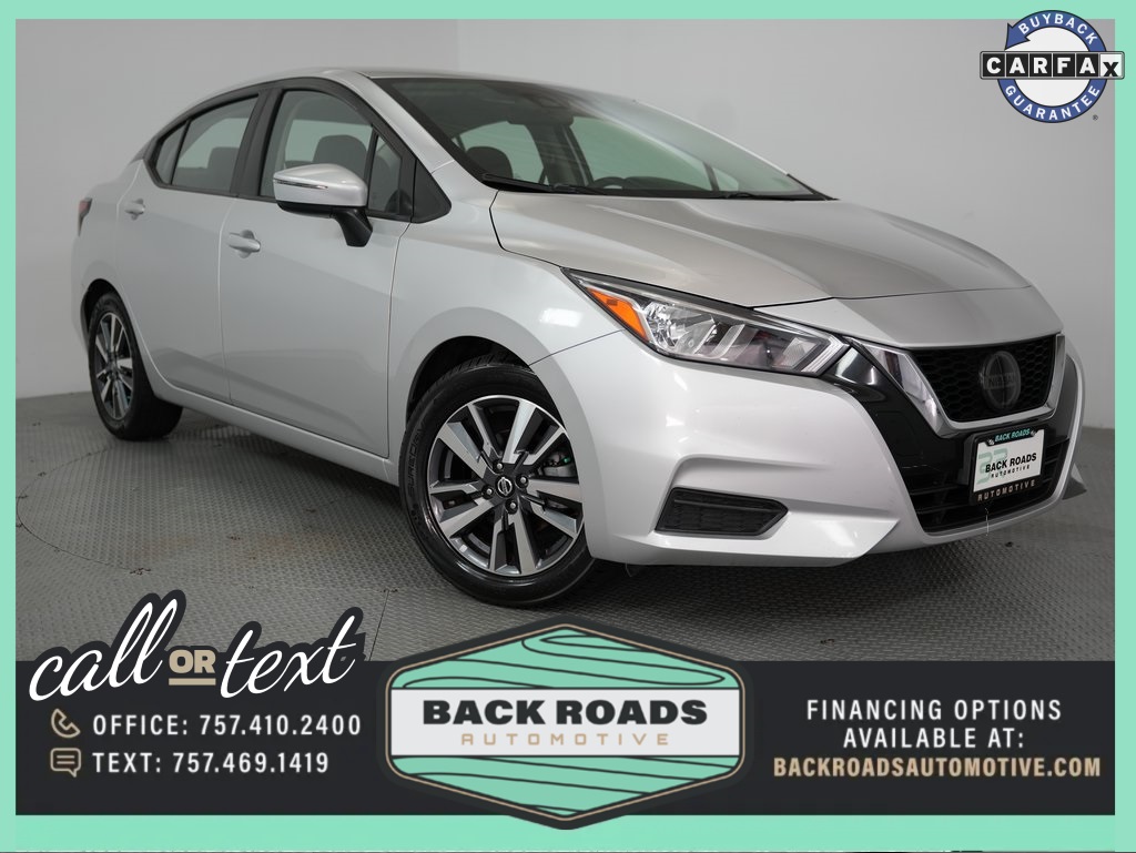 used 2020 Nissan Versa car, priced at $10,800