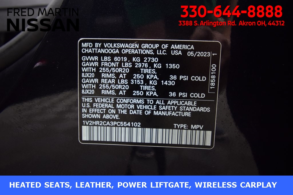 used 2023 Volkswagen Atlas car, priced at $30,210