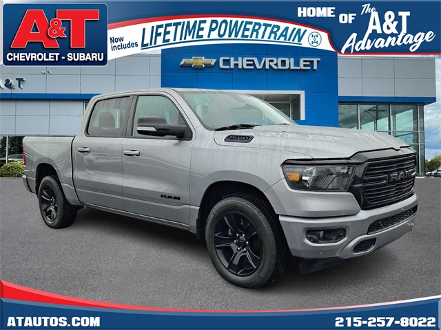 used 2021 Ram 1500 car, priced at $33,750