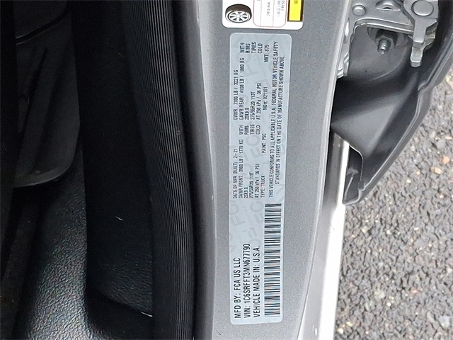 used 2021 Ram 1500 car, priced at $33,750