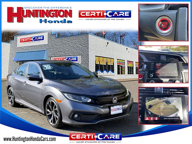 used 2019 Honda Civic car, priced at $20,916